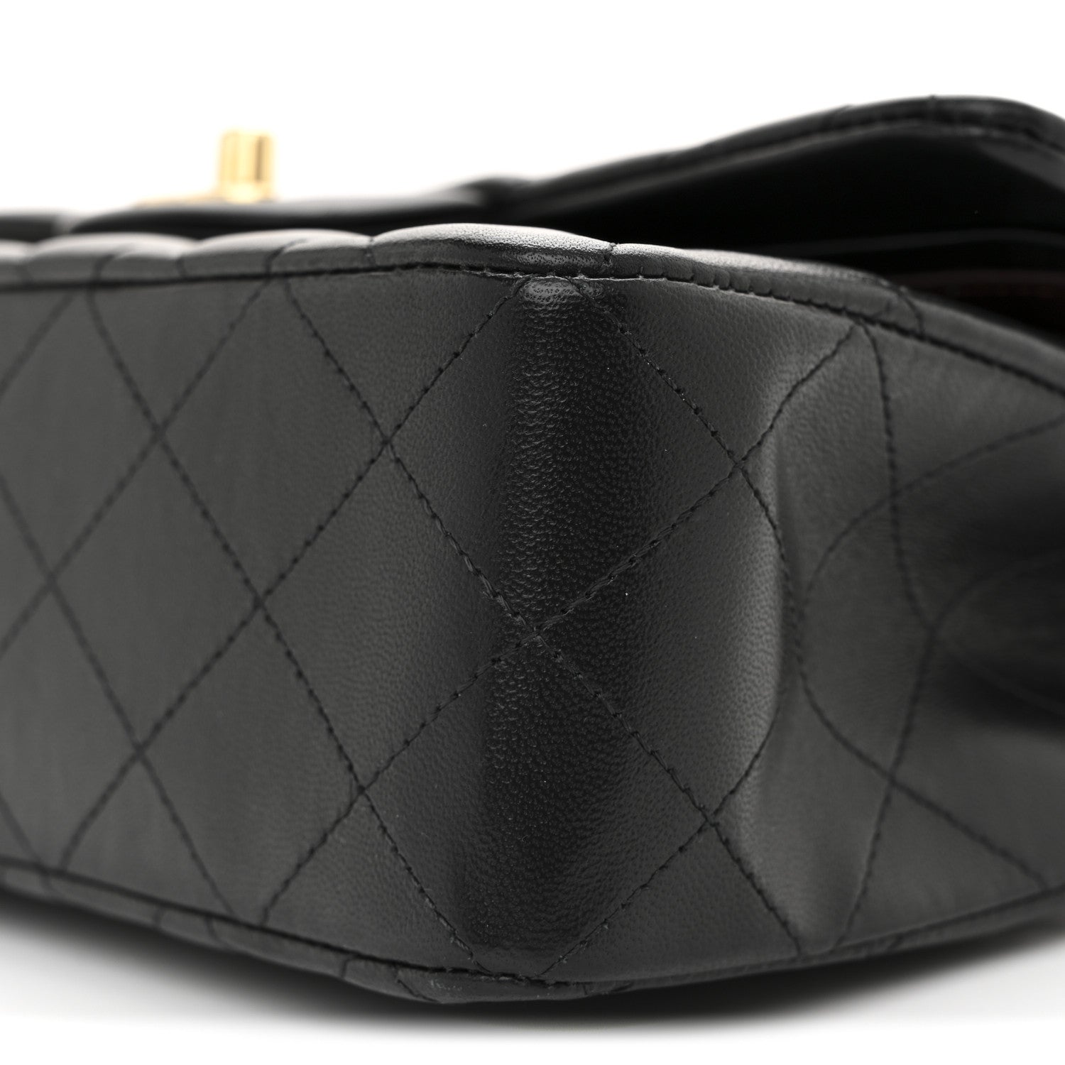 Chanel Lambskin Quilted Small Double Flap Black 10 of 11