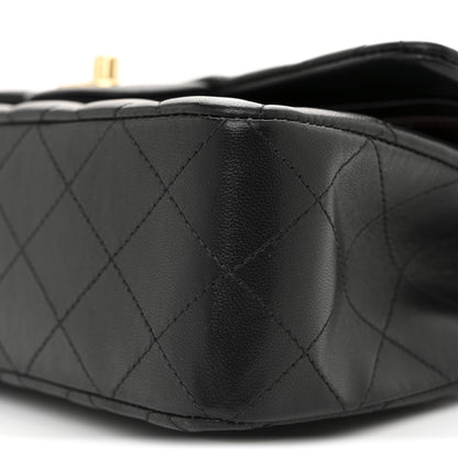 Chanel Lambskin Quilted Small Double Flap Black 10 of 11