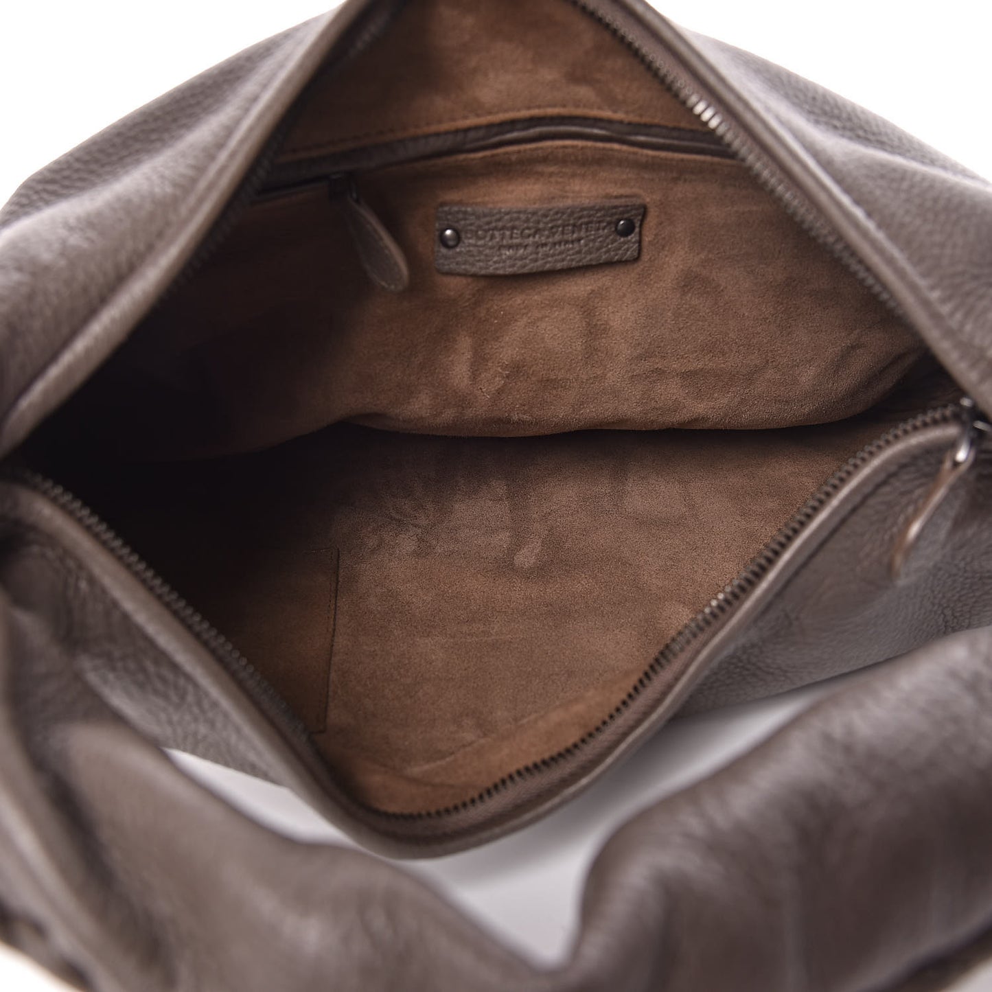 Cervo Deerskin Large Hobo Steel