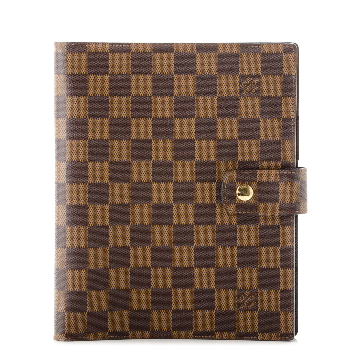 Damier Ebene Large Ring Agenda Cover