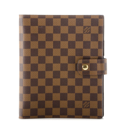 Louis Vuitton Damier Ebene Large Ring Agenda Cover 1 of 6