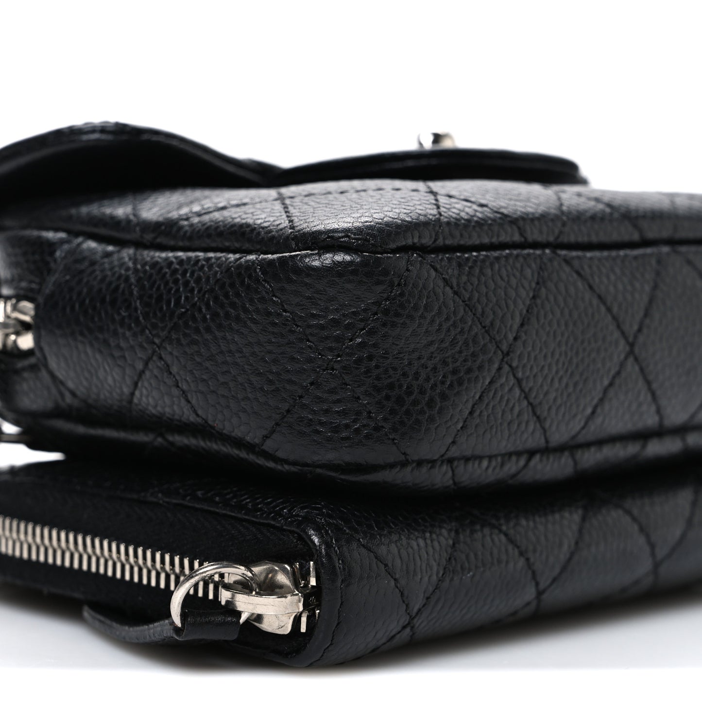 Caviar Quilted New Mini Flap Black