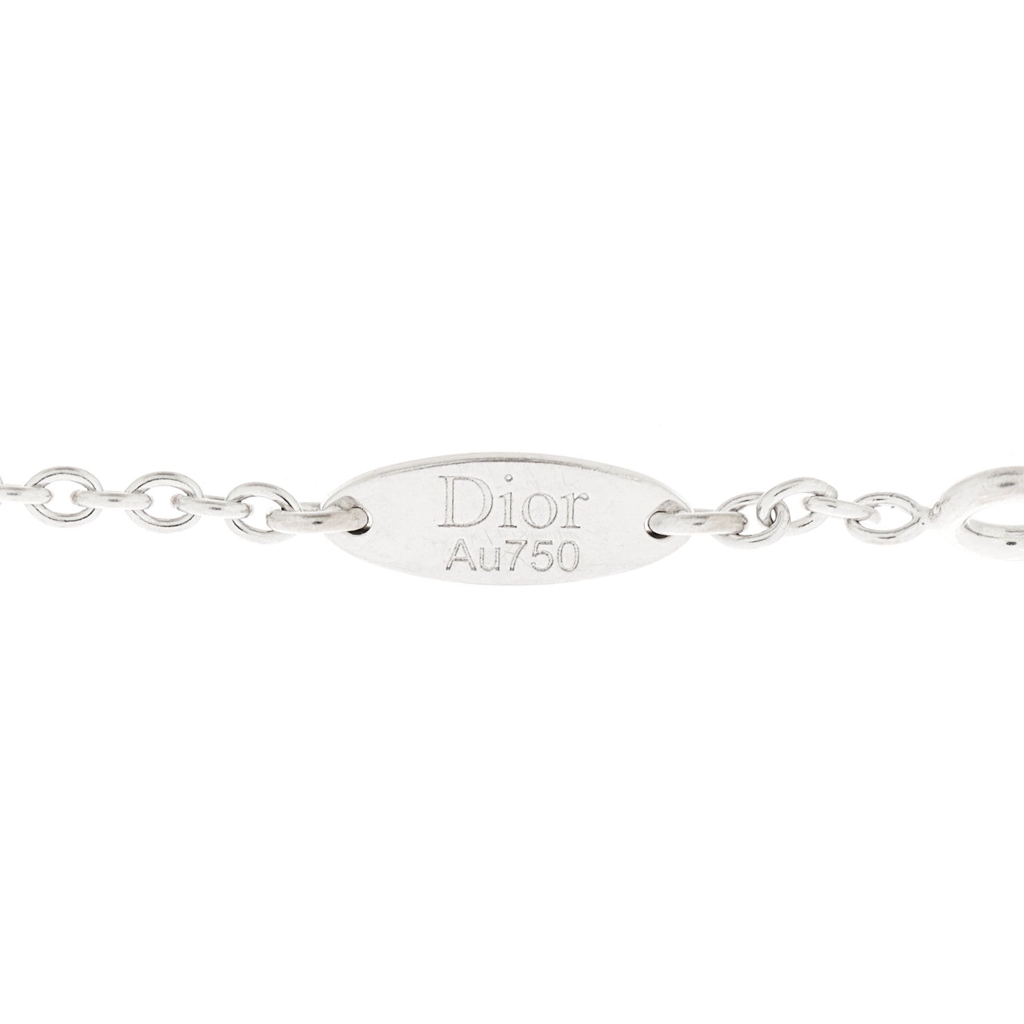 Christian Dior 18K White Gold Diamond XS Rose Des Vents Bracelet 4 of 4