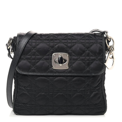 Christian Dior Nylon Cannage Charming Lock Bag Black 1 of 16