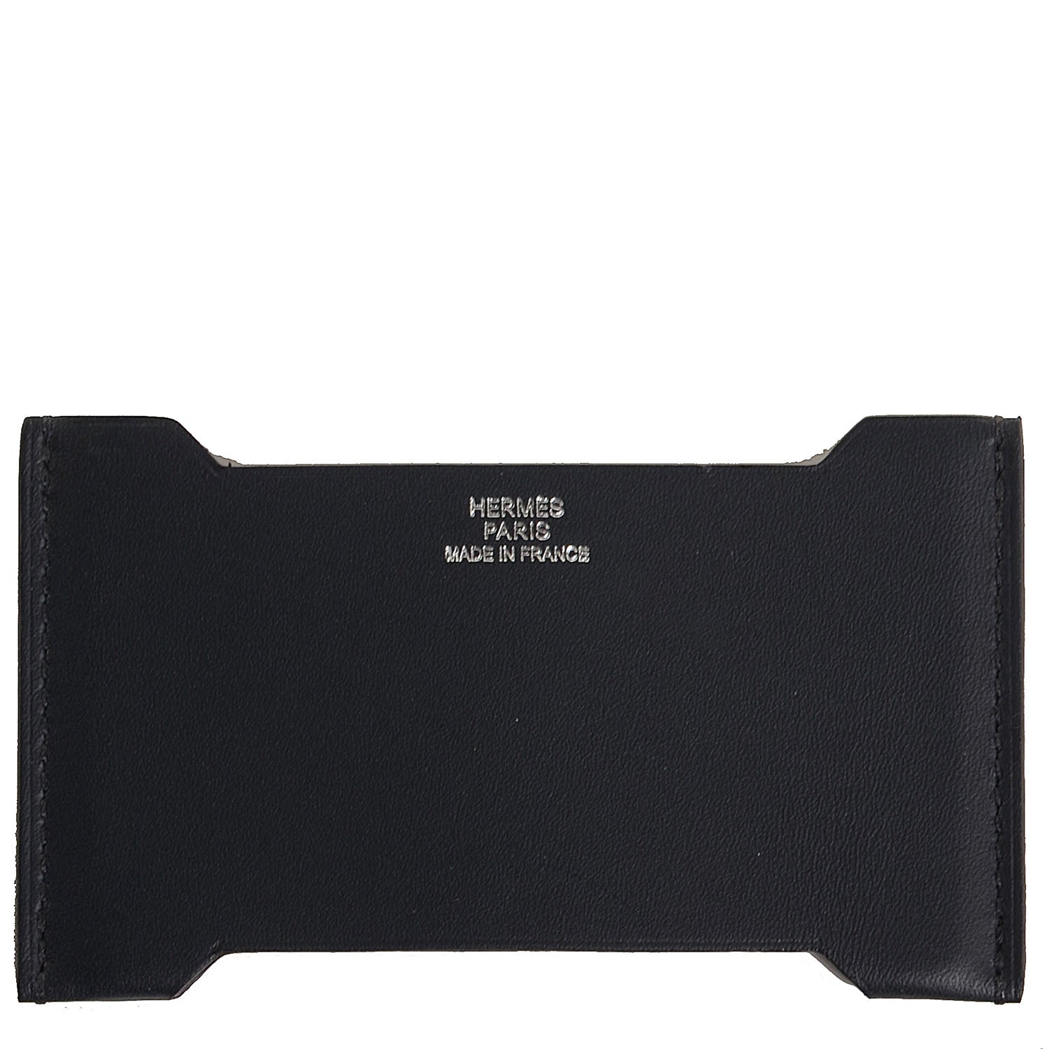 Hermes Box Sombrero Manhattan Card Holder Bleu Obscur Black 1 of 5