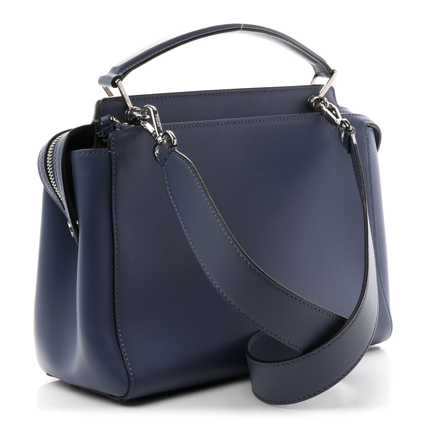 Vitello Baltico Dolce DotCom Satchel Blue