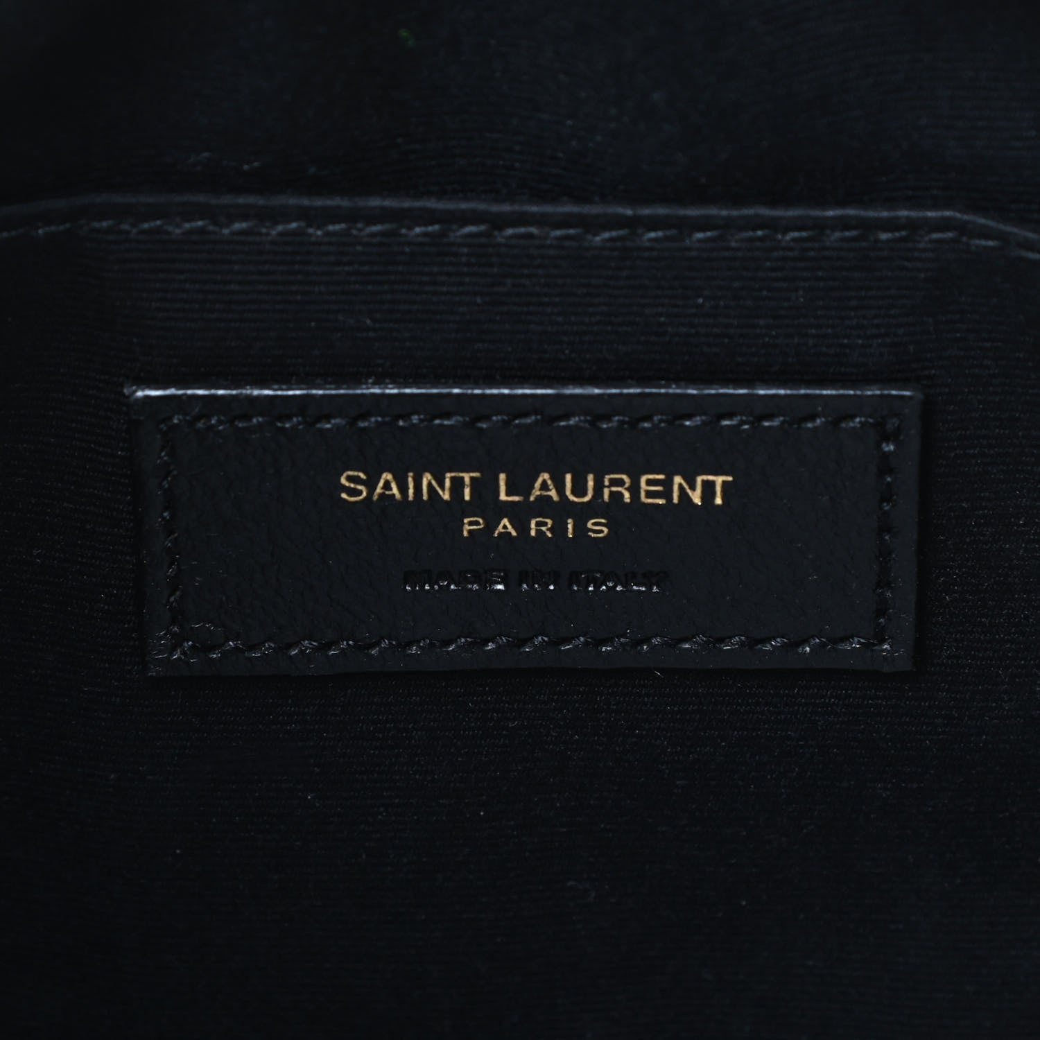 Saint Laurent Calfskin Matelasse Monogram Lou Camera Bag Black 6 of 9