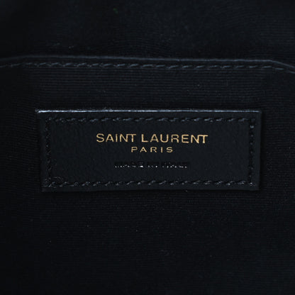 Saint Laurent Calfskin Matelasse Monogram Lou Camera Bag Black 6 of 9