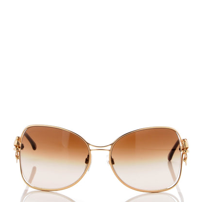 Chanel Butterfly Bow Sunglasses 4180 Gold 2 of 9