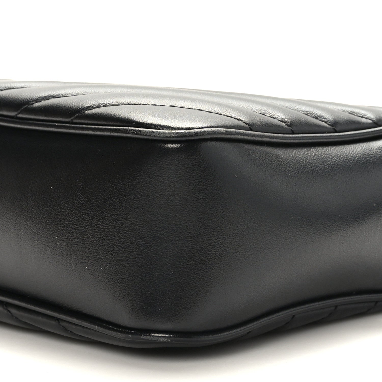 Saint Laurent Calfskin Matelasse Monogram Lou Camera Bag Black 9 of 10