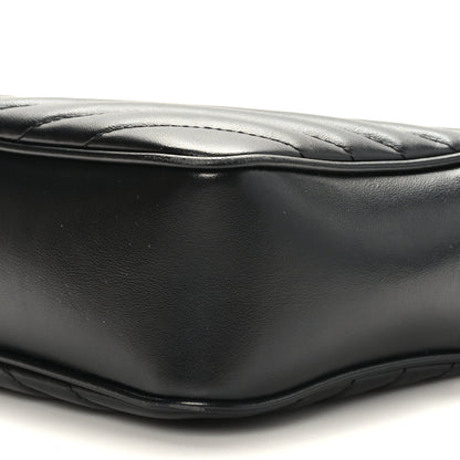 Saint Laurent Calfskin Matelasse Monogram Lou Camera Bag Black 9 of 10
