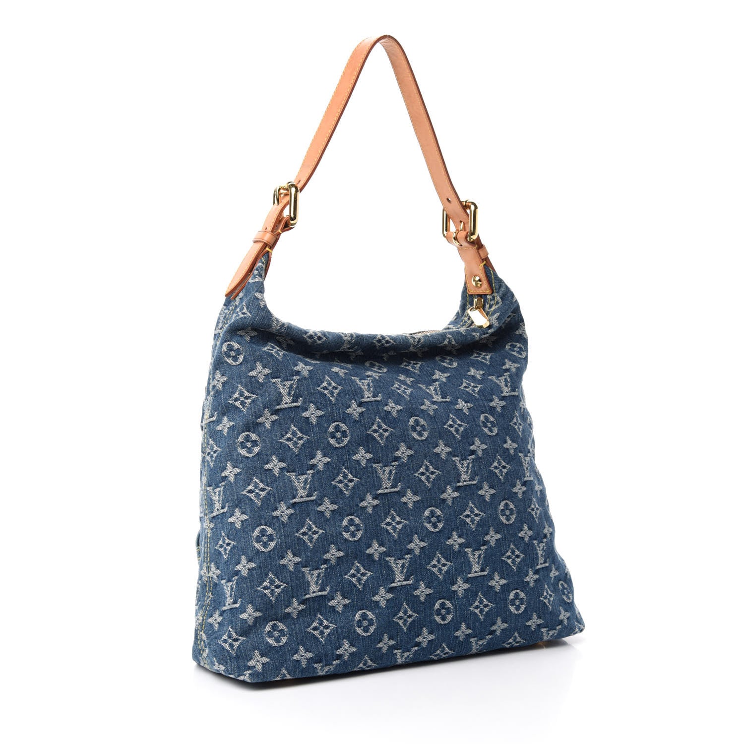 Louis Vuitton Denim Baggy GM Blue 3 of 9