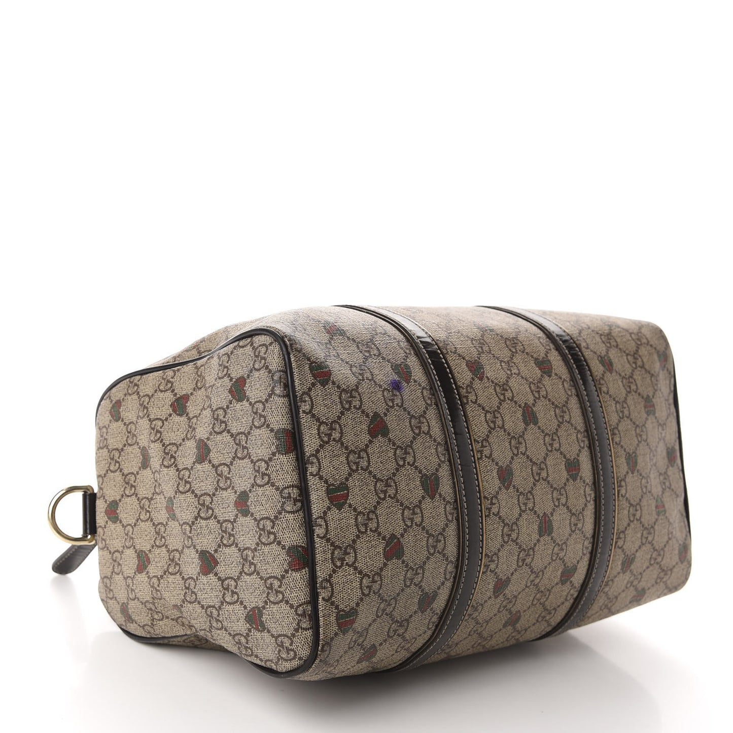 GG Plus Monogram Hearts Medium Joy Boston Dark Brown