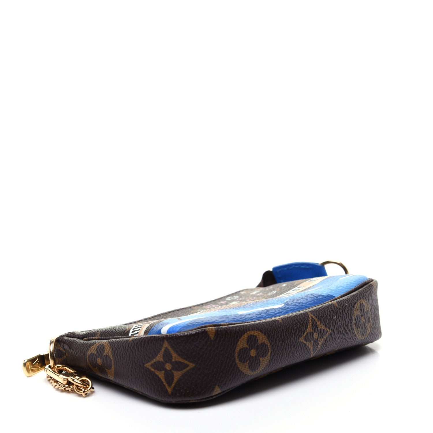 Louis Vuitton Monogram 2019 Christmas Animation Mini Venice Pochette Accessories Blue 4 of 11