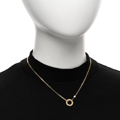 Cartier 18K Yellow Gold 2 Diamond LOVE Necklace 2 of 5