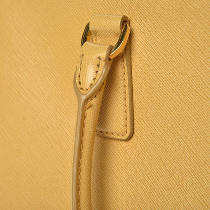 Prada Saffiano Medium Galleria Double Zip Tote Ginestra 12 of 15