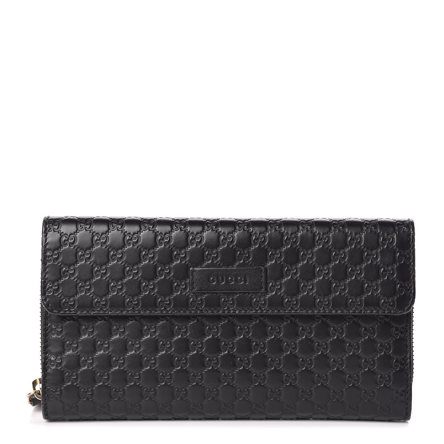 Gucci Soft Microguccissima Continental Zip Wallet Black 1 of 9