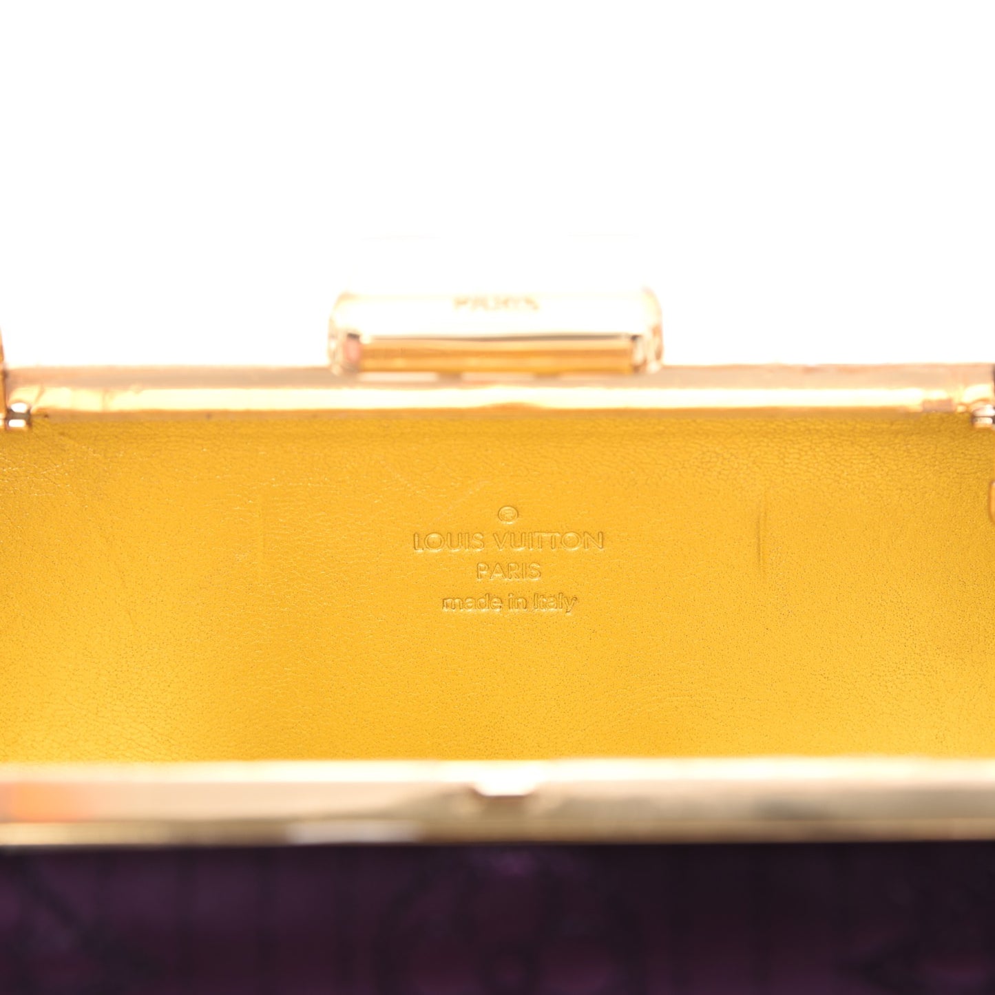 Monogram Motard Minaudiere Clutch Prune