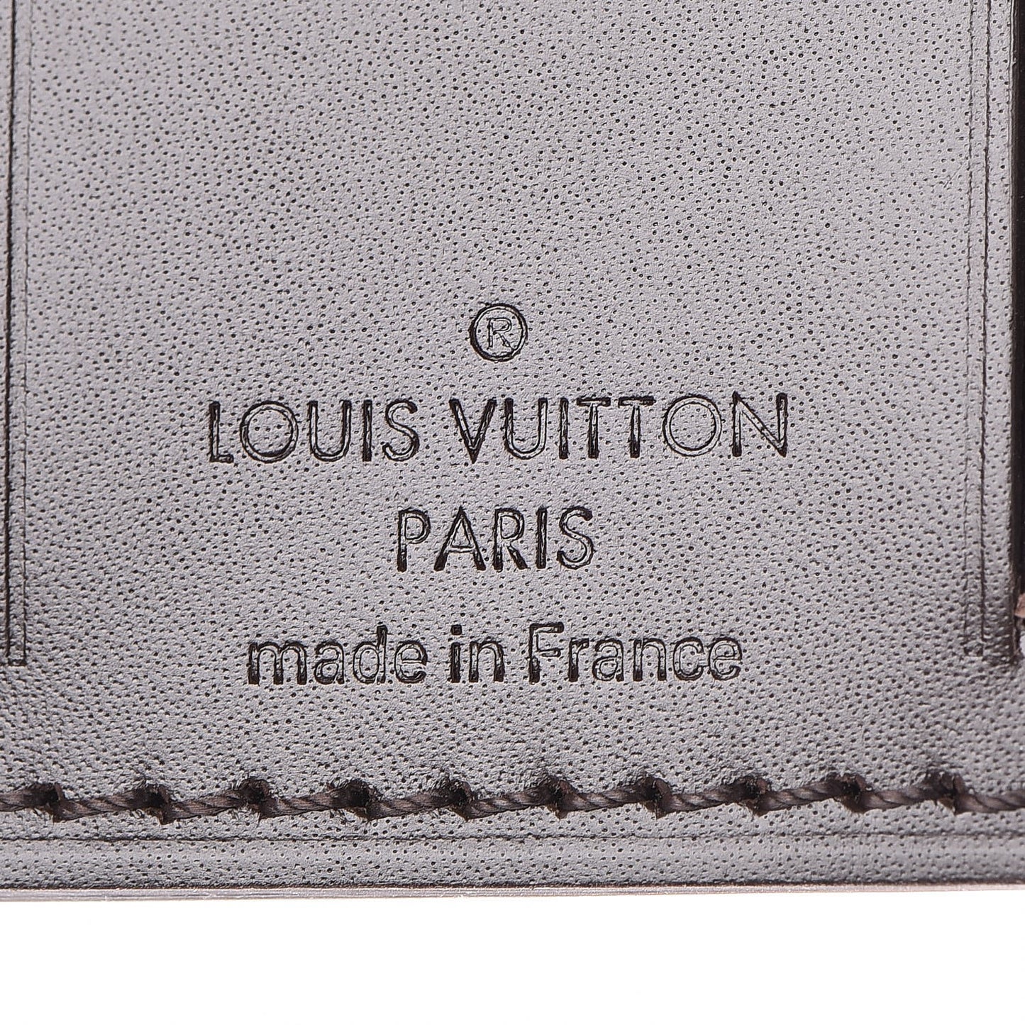 Calfskin Luggage Tag Ebene