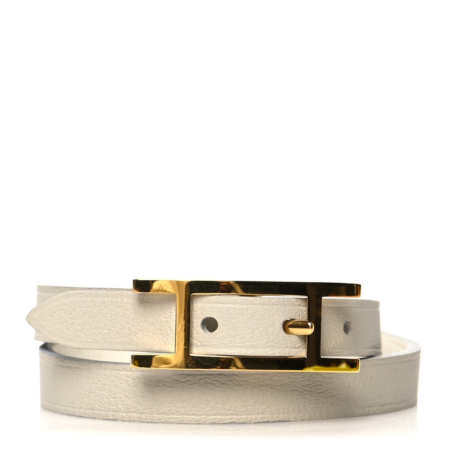 Swift Behapi Double Tour Bracelet T1 White Gris Perle