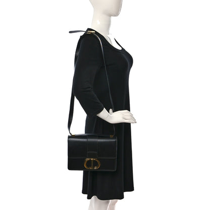 Christian Dior Smooth Calfskin 30 Montaigne Flap Bag Black 2 of 9