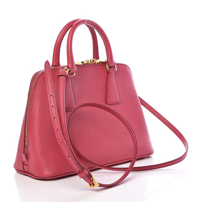 Prada Saffiano Lux Small Promenade Tote Fuxia 3 of 14