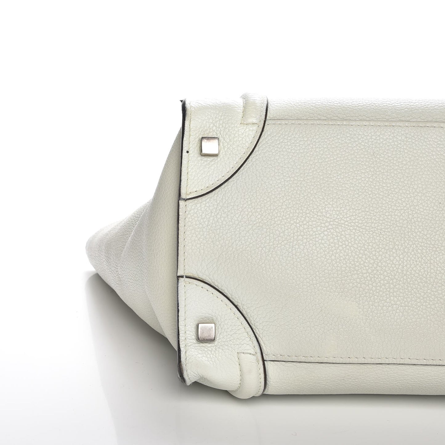 Drummed Calfskin Mini Luggage Lune
