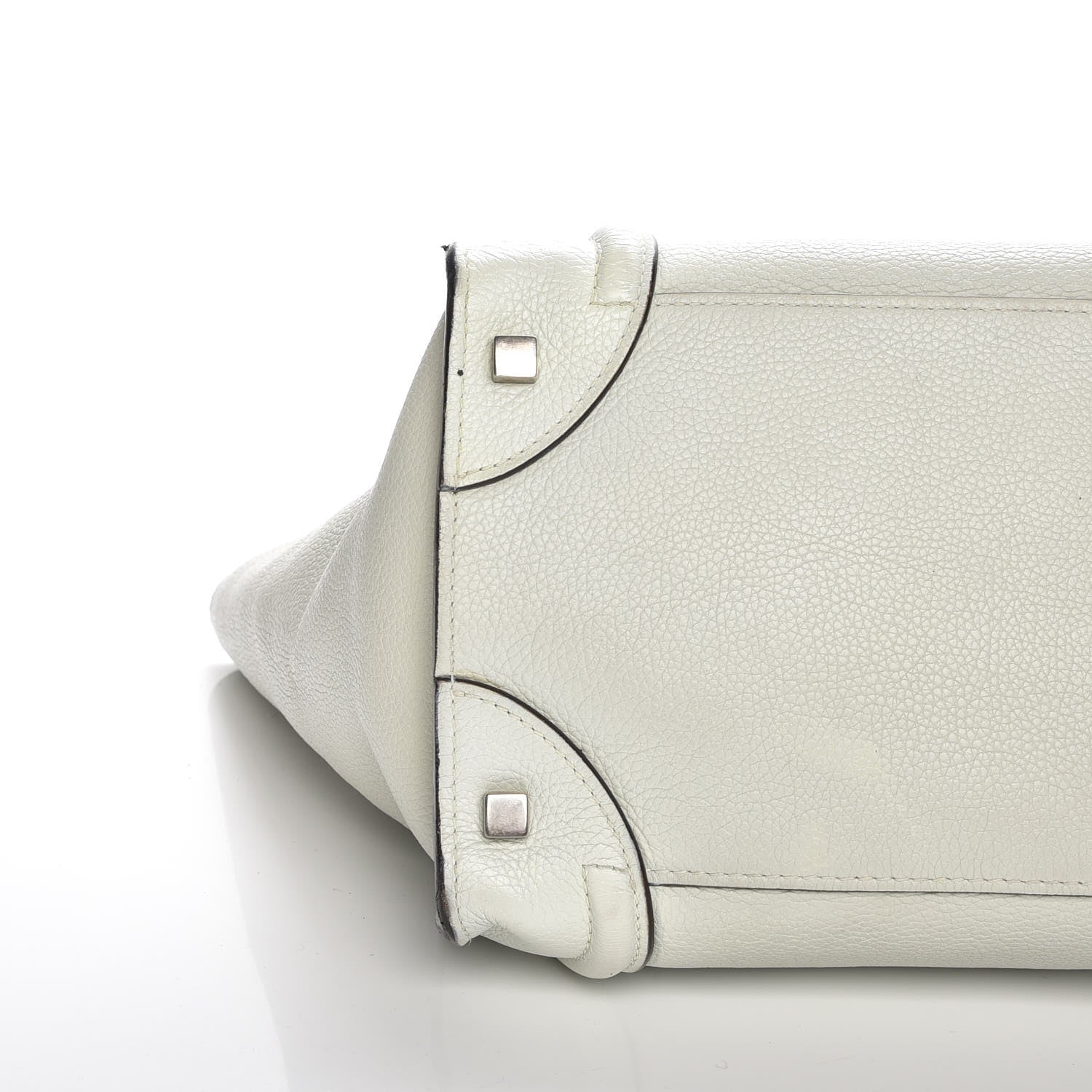 Celine Drummed Calfskin Mini Luggage Lune 17 of 18