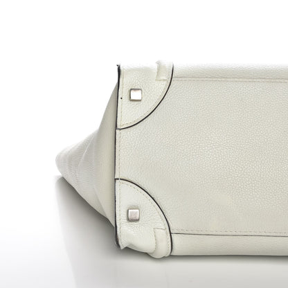 Celine Drummed Calfskin Mini Luggage Lune 17 of 18