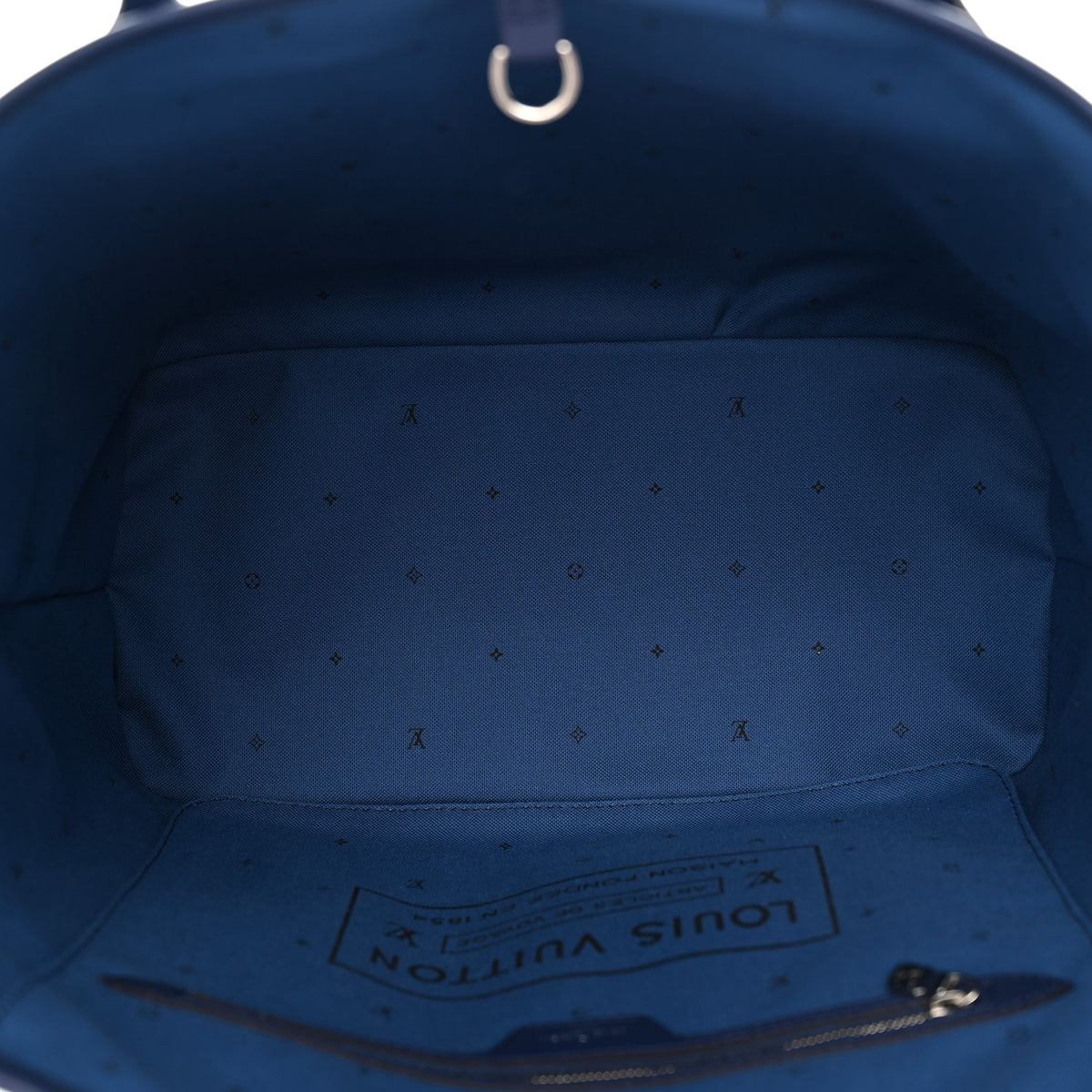 Louis Vuitton Monogram Escale Neverfull MM Blue 6 of 11
