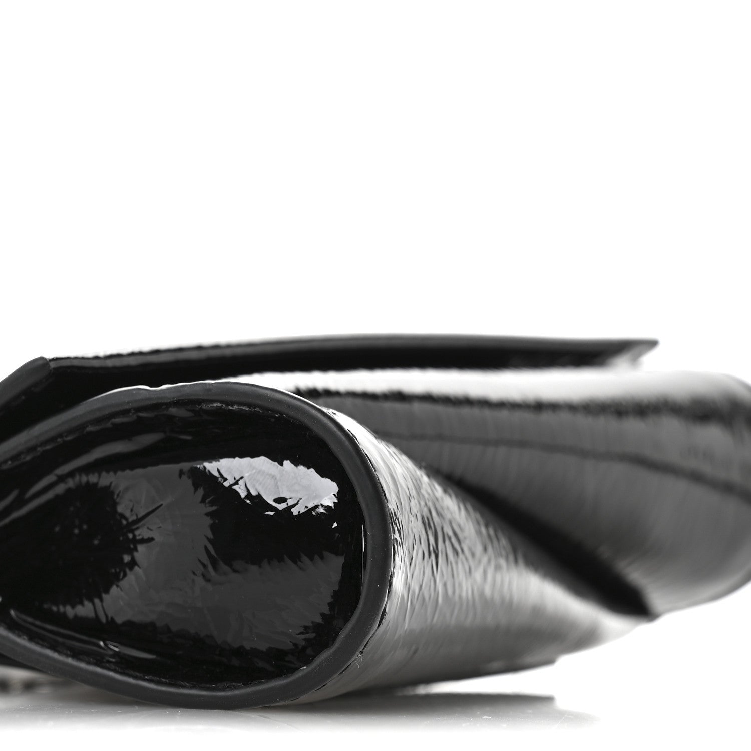 Christian Louboutin Patent Vog Small Loubitwist Clutch Black 8 of 10