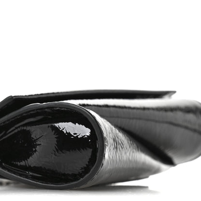 Christian Louboutin Patent Vog Small Loubitwist Clutch Black 8 of 10