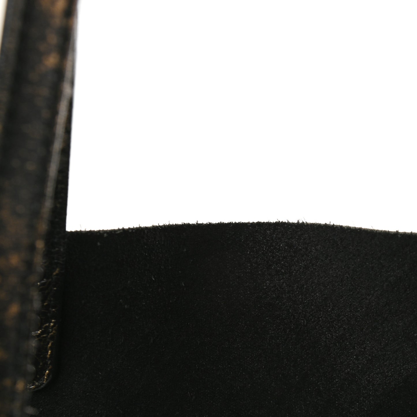 Calfskin Intrecciomirage Large Tote Black Gold