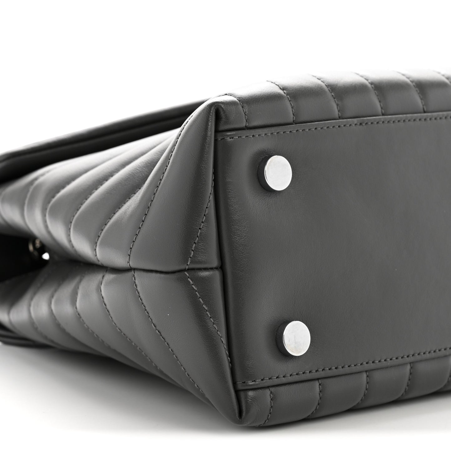 Calfskin Y Quilted Monogram Medium LouLou Satchel Storm