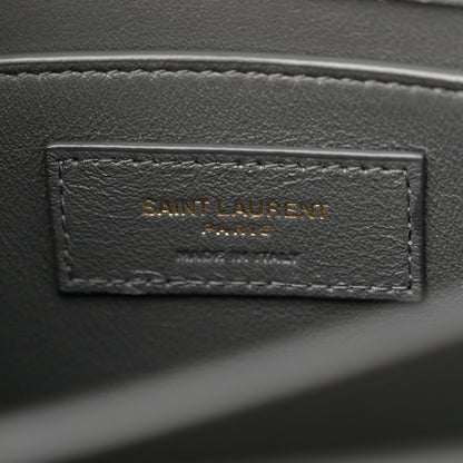 Saint Laurent Coated Bark Calfskin Medium Monogram Sunset Storm 7 of 11
