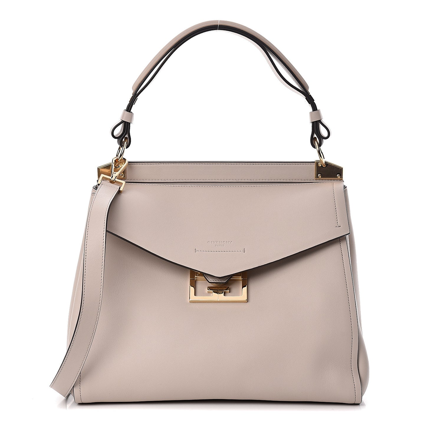 Calfskin Medium Mystic Shoulder Bag Natural