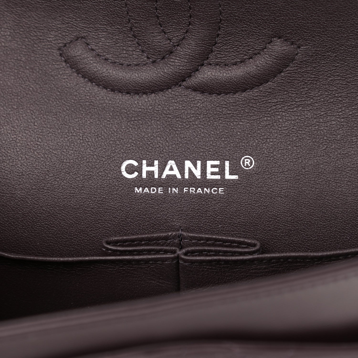 Chanel Lambskin Quilted Medium Double Flap Purple 7 of 10