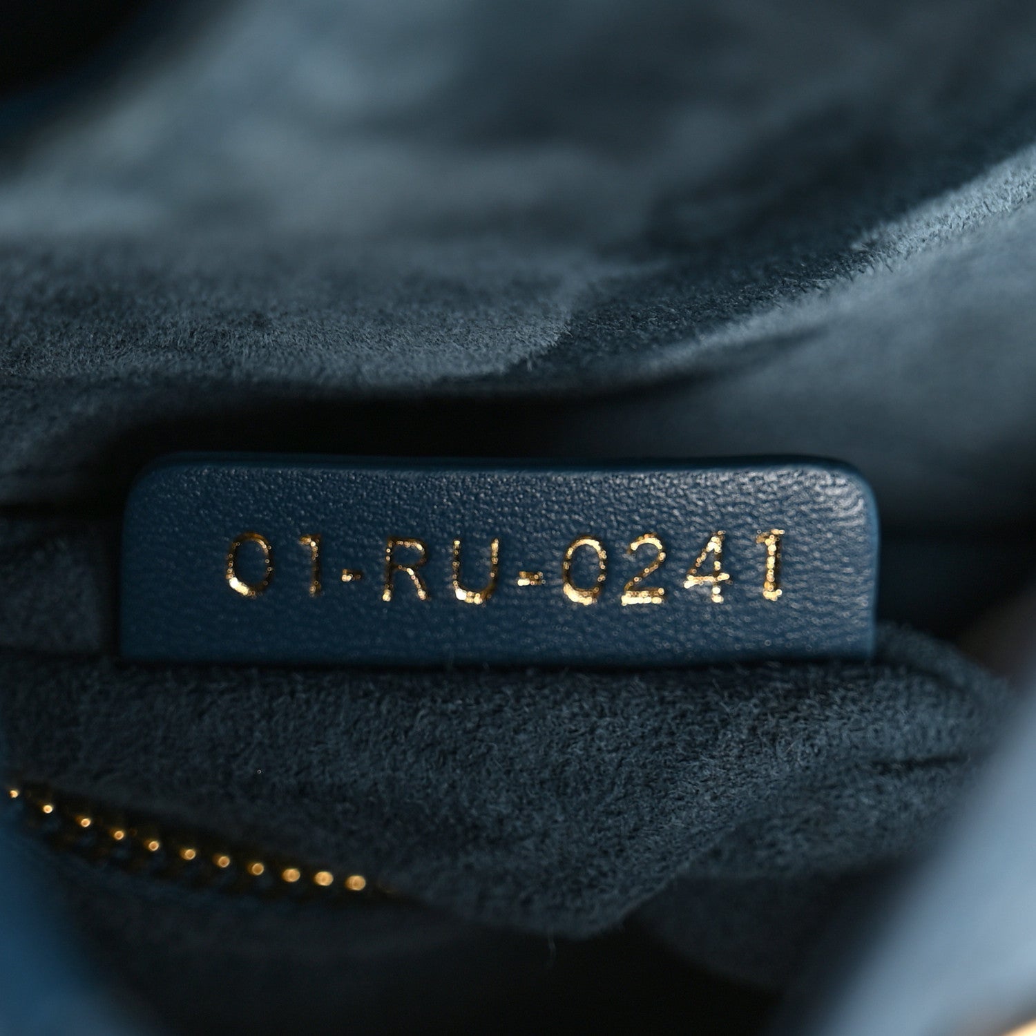 Christian Dior Lambskin Cannage Small My ABCDior My Lady Dior Deep Ocean 7 of 14