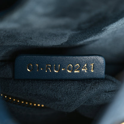 Christian Dior Lambskin Cannage Small My ABCDior My Lady Dior Deep Ocean 7 of 14
