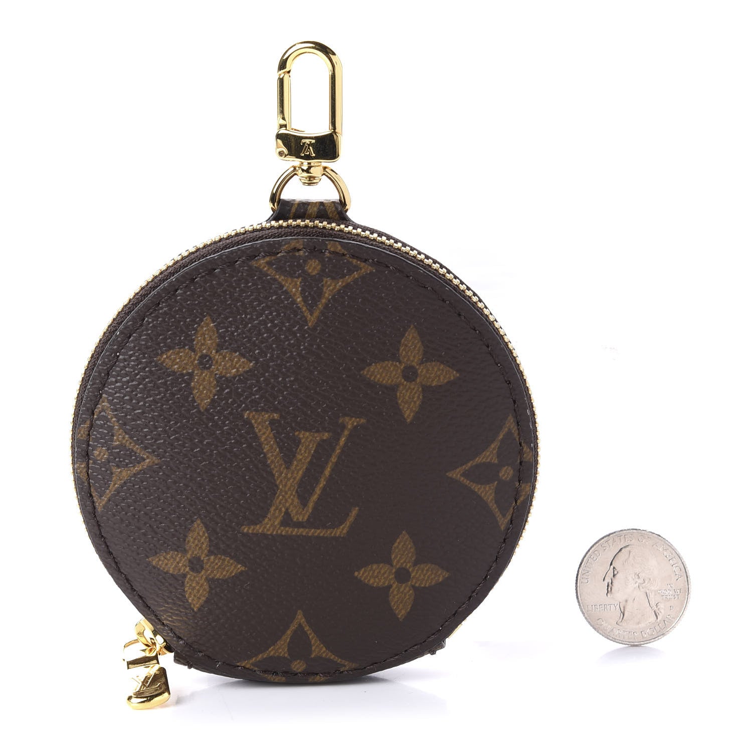 Louis Vuitton Monogram Multi Pochette Accessories Round Coin Purse 2 of 8