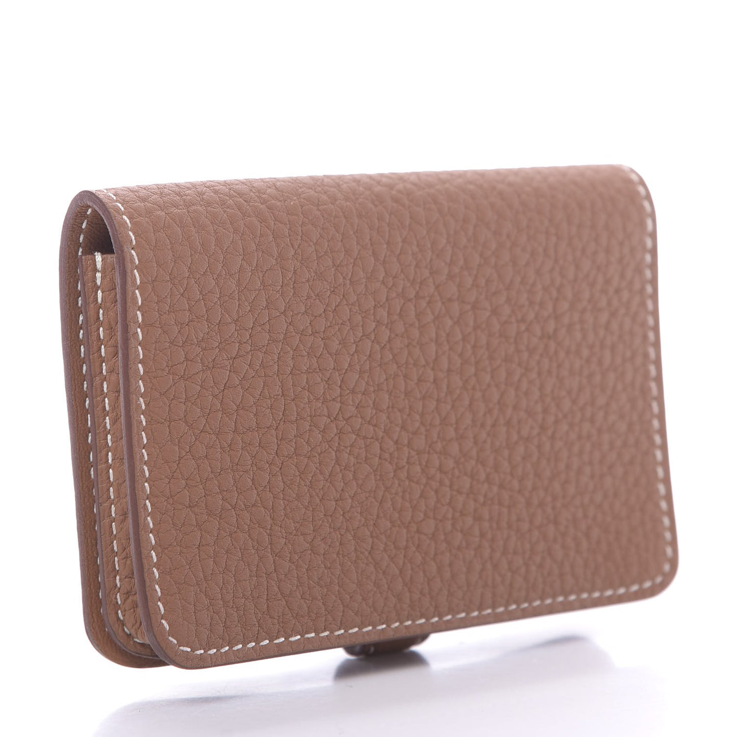 Togo Dogon Card Case Key Holder Gold