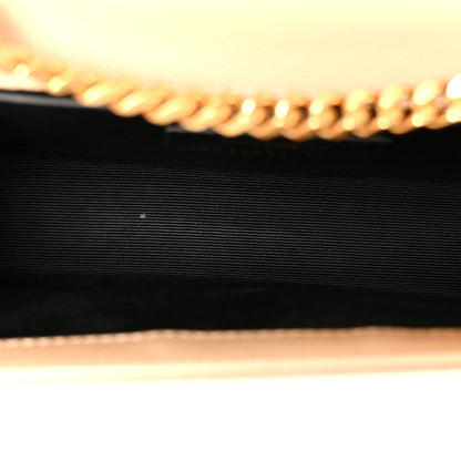 Saint Laurent Grain De Poudre Small Monogram Kate Satchel Nude Powder 5 of 12
