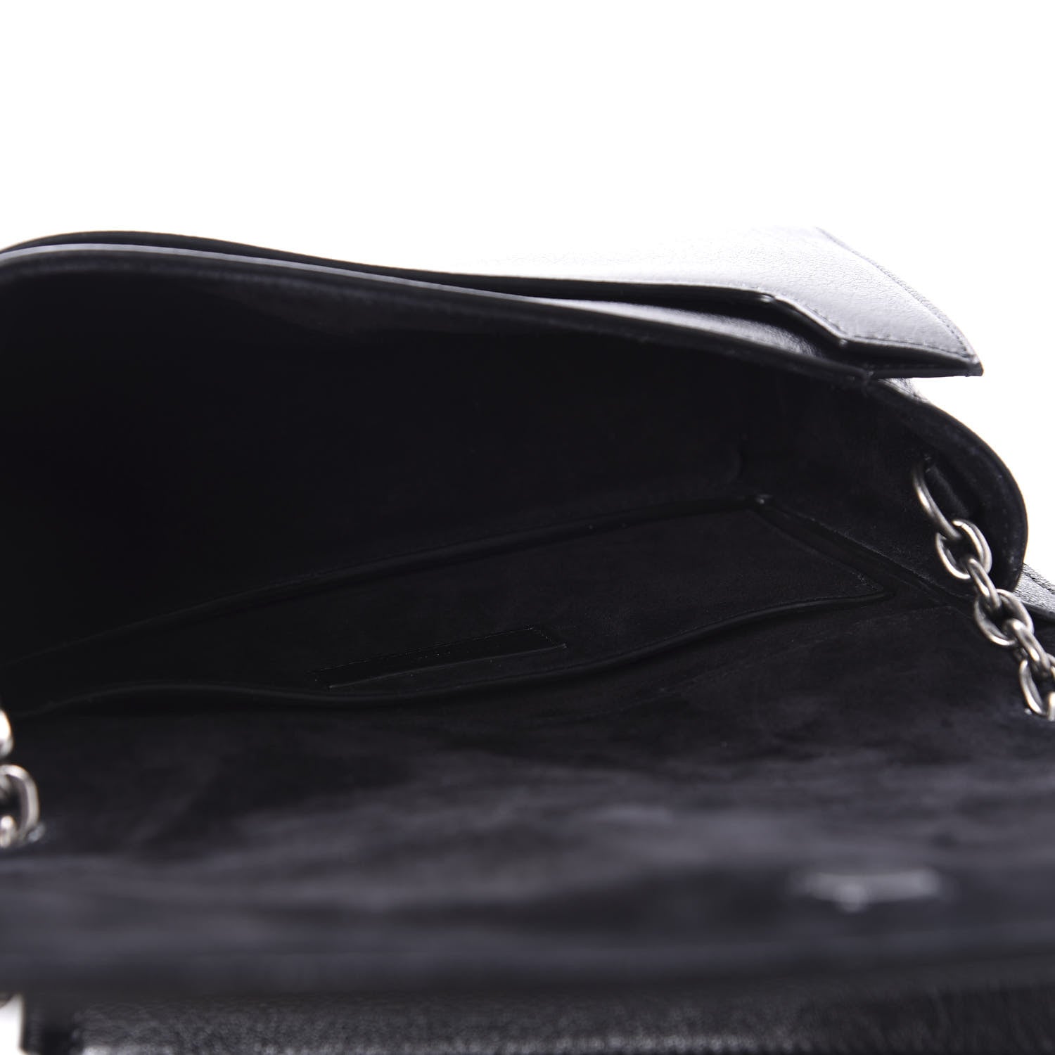 Saint Laurent Calfskin Monogram Book Bag Black 5 of 11
