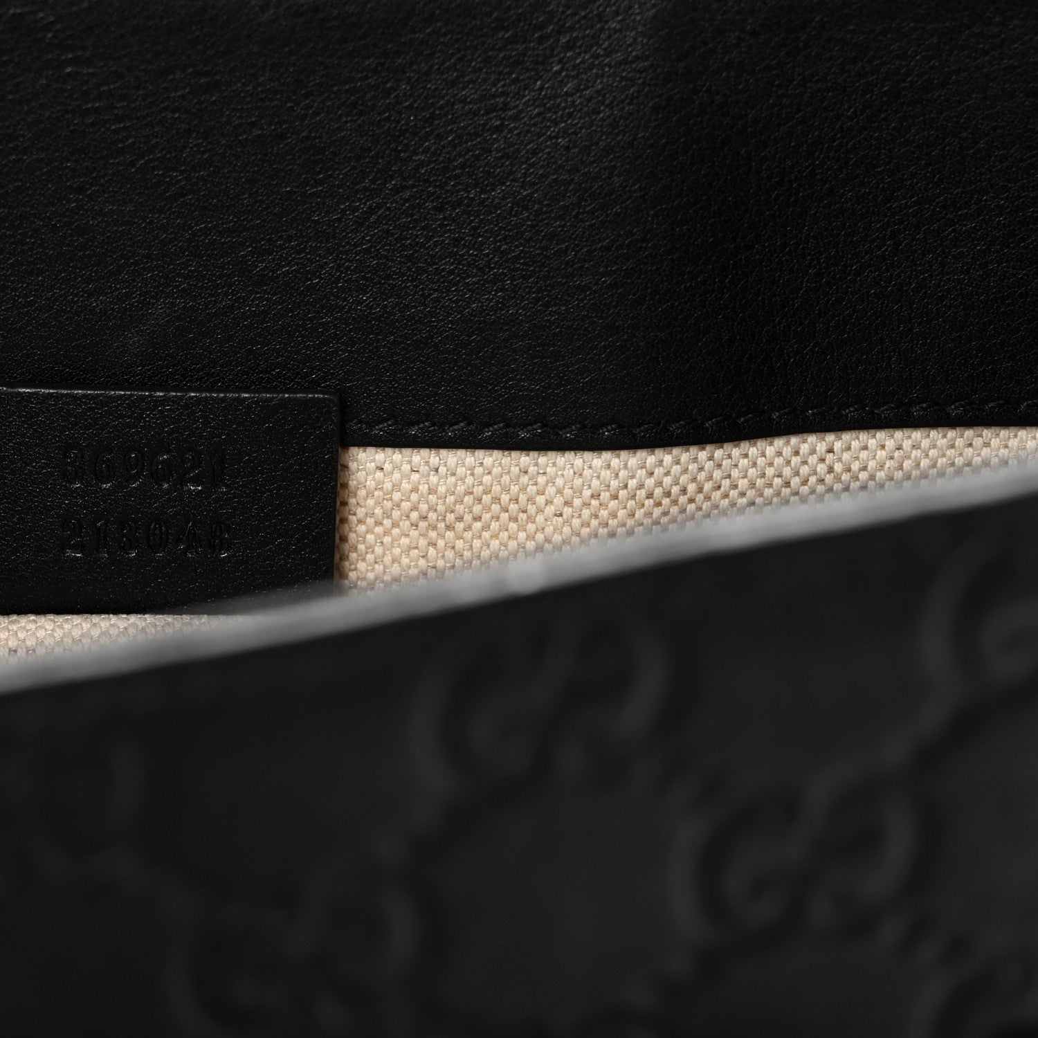 Gucci Guccissima Small Emily Shoulder Bag Black 7 of 10