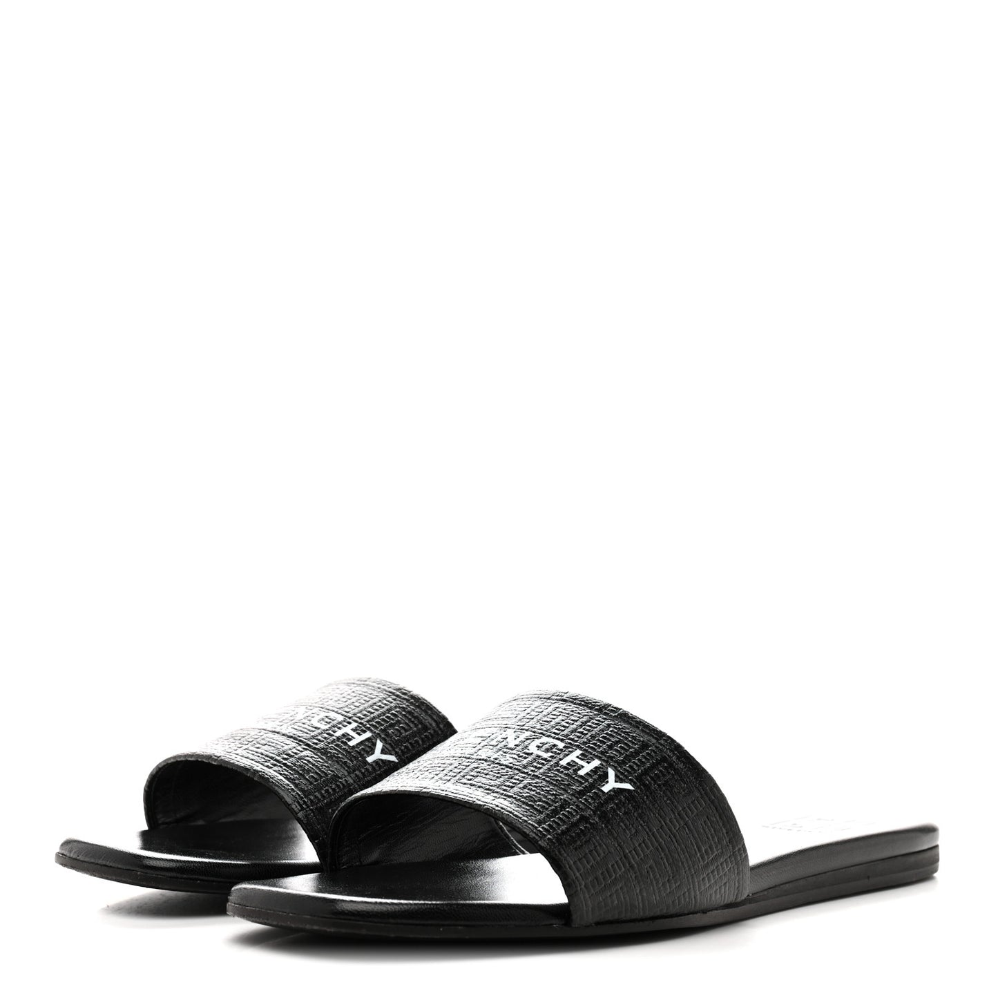 Logo 4G Flat Sandals 39 Black