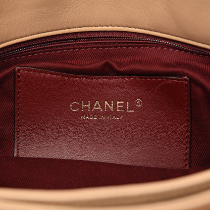Chanel Lambskin Quilted Medium Just Mademoiselle Beige 6 of 12
