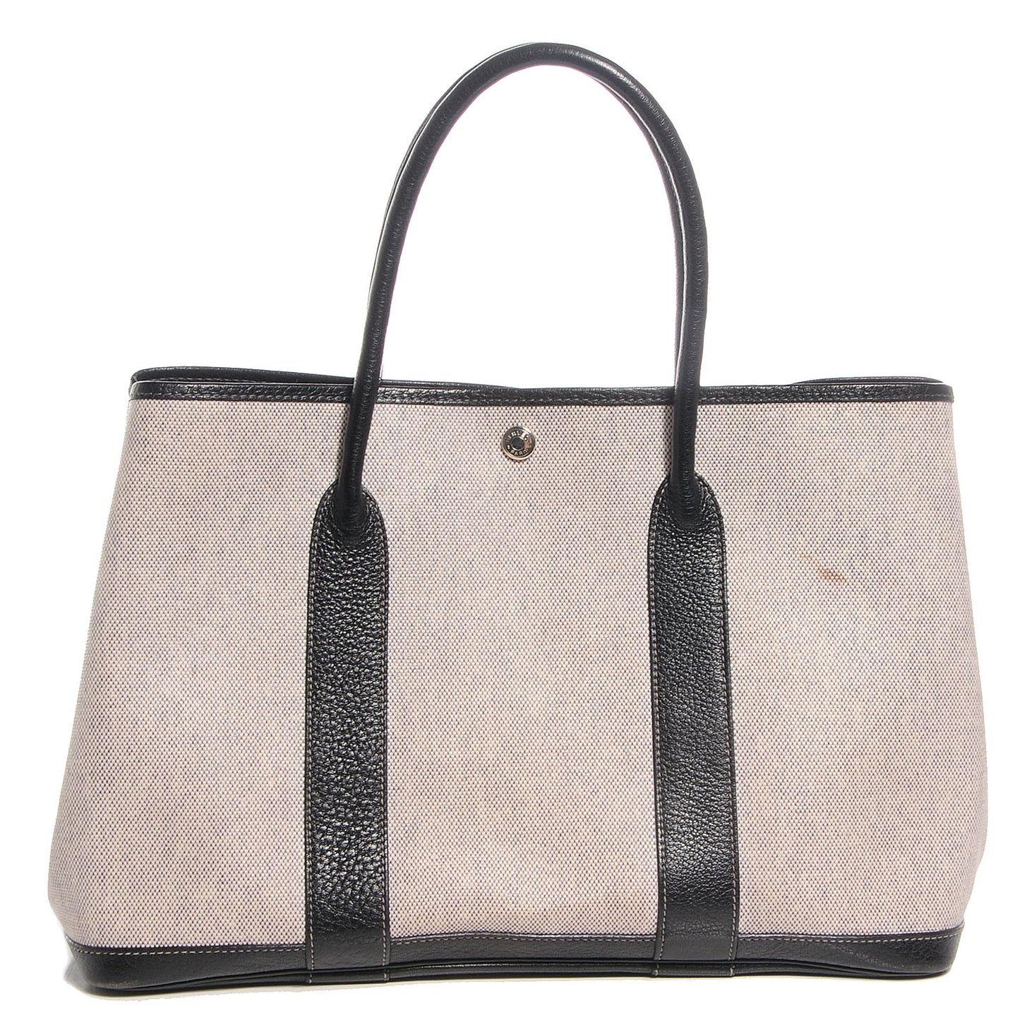 Toile Leather Garden Party 36 MM Tote Black