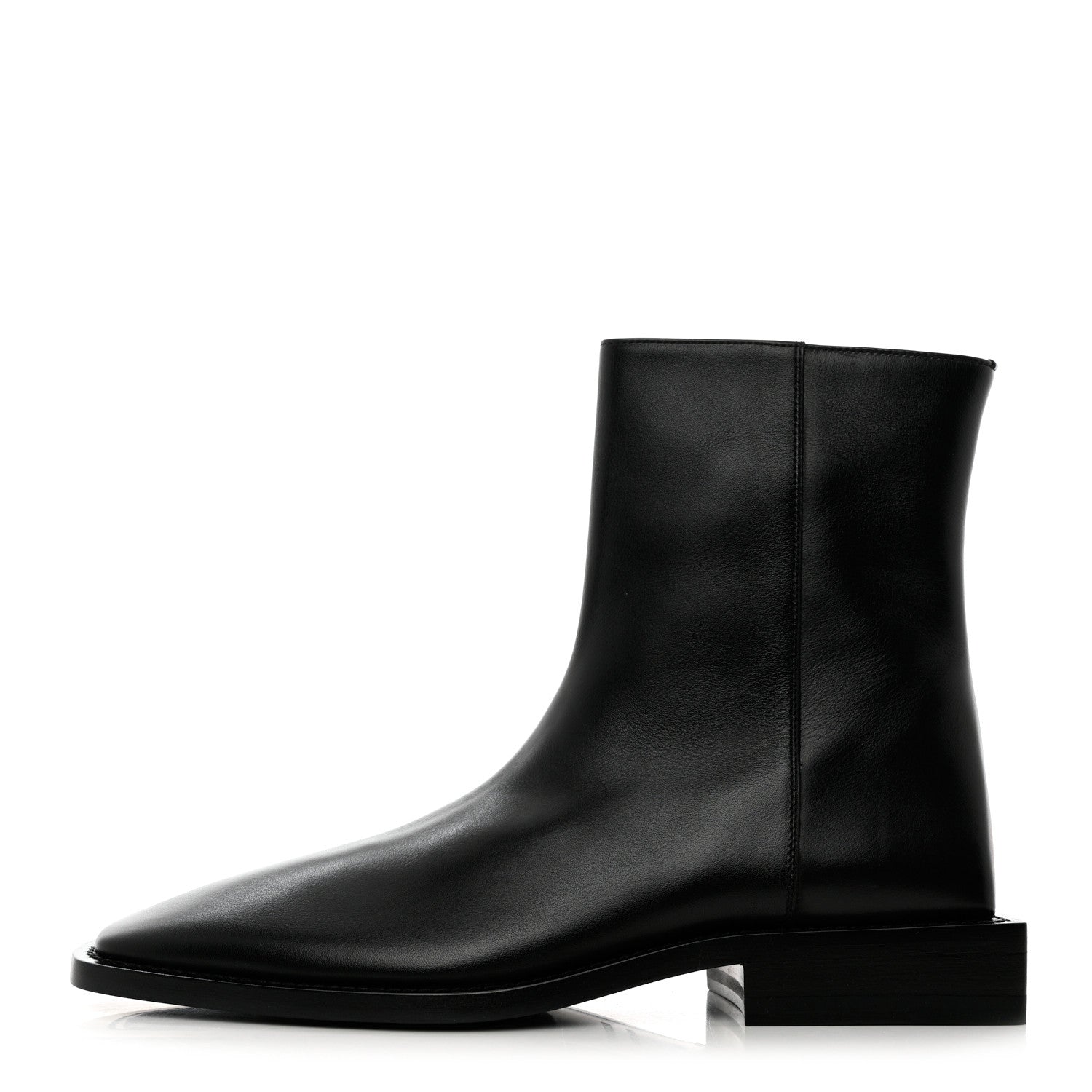 Balenciaga Calfskin Soft Rim Ankle Booties 40 Black 1 of 11