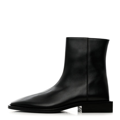 Balenciaga Calfskin Soft Rim Ankle Booties 40 Black 1 of 11
