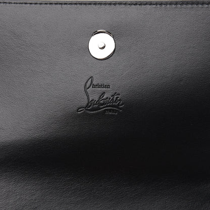 Christian Louboutin Calfskin Empire Leopard Print Boudoir Chain Wallet Caramel 5 of 6